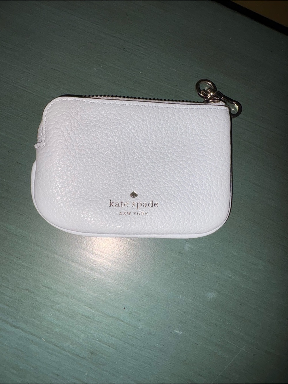 kate spade Leather Zip Card Coin Pouch